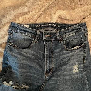 AE next level stretched super ripped skinny Jean